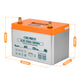 Batterie LiFePO4 100Ah Dimensions