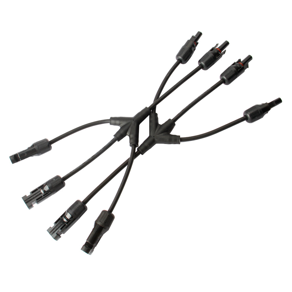 1 Paires Y-Connecteurs Câble Panneau Solaire avec Clés à Molette