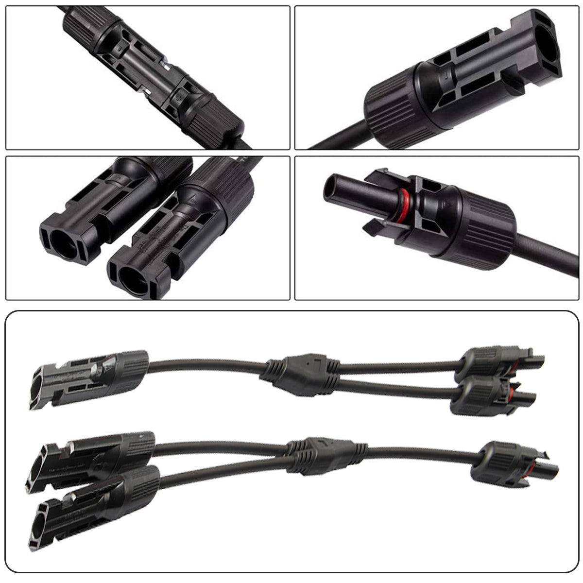 Achetez en gros Câble Solaire Mc4 Y Connecteur Paire 6mm Câble