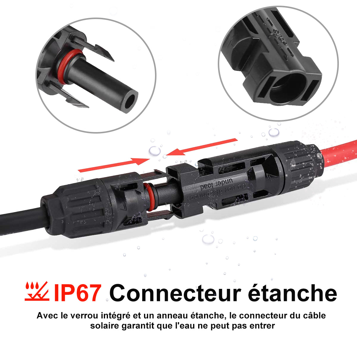 1 Paire De Connecteurs De Câbles De Déconnexion Rapide Pour - Temu